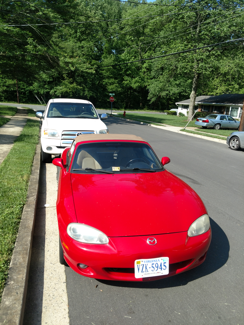 Illustration for article titled First wash and wax for the Miata